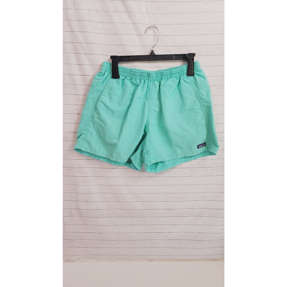 PATAGONIA NYLON HYBRID SHORTS IN AQUA TEAL, SZ MEDIUM